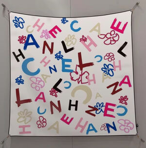 Chanel silk scarf